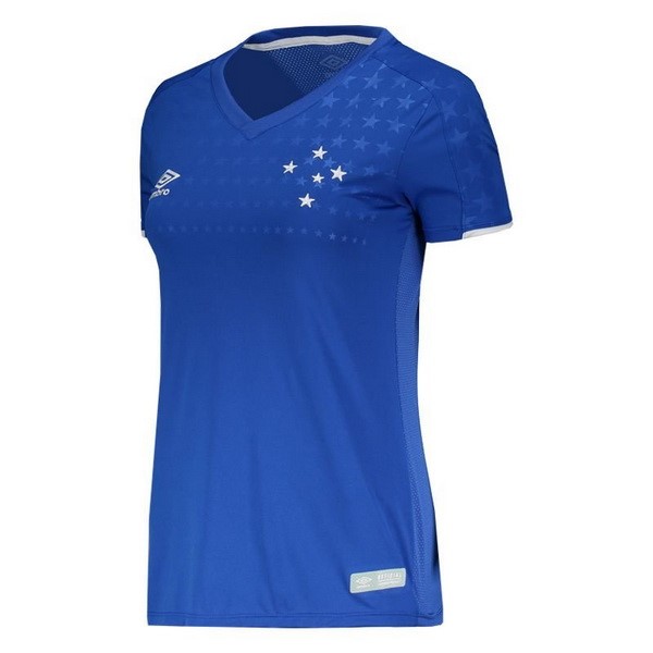 Camiseta Cruzeiro EC 1ª Kit Mujer 2019 2020 Azul